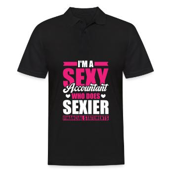 Expert-comptable, Conseiller fiscal, Lustig - Polo Homme - noir - Devant - Kai (181cm)