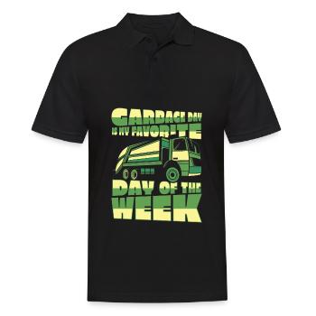 Chauffeur de camion Camionneur Chauffeur de camion Favori - Polo Homme - noir - Devant - Kai (181cm)
