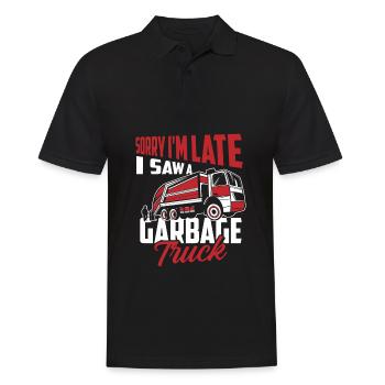 Truck Driver Trucker Truck Driver Funny - Men's Polo Shirt - black - Front - Kai (181cm)