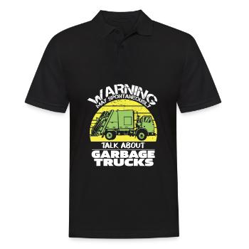 Truck Driver Trucker Truck Driver Funny - Men's Polo Shirt - black - Front - Kai (181cm)