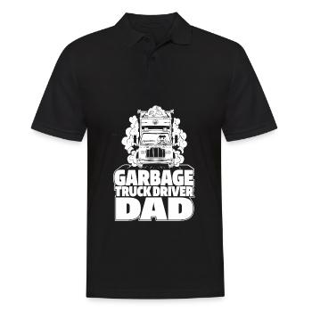 Lkw Fahrer Trucker Lastwagenfahrer Papa - Männer Poloshirt - Schwarz - Vorne - Kai (181cm)