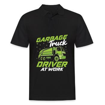 Truck Driver Trucker Truck Driver Funny - Men's Polo Shirt - black - Front - Kai (181cm)