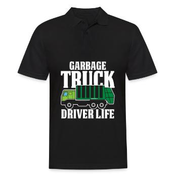 Truck Driver Trucker Truck Driver Funny - Men's Polo Shirt - black - Front - Kai (181cm)