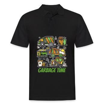 Truck Driver Trucker Truck Driver Funny - Men's Polo Shirt - black - Front - Kai (181cm)