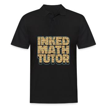 Math Teacher Math Teacher Colored - Men's Polo Shirt - black - Front - Kai (181cm)