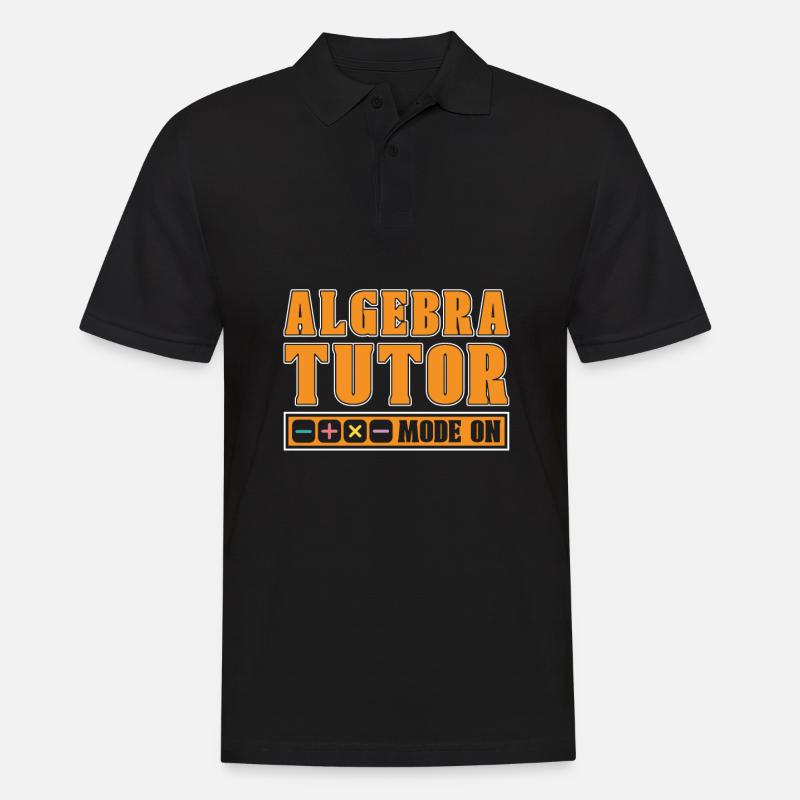 Mathelehrer Mathe Lehrer Algebra - Männer Poloshirt - Schwarz