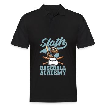 Sloth Cool Sloth Baseball - Polo Homme - noir - Devant - Kai (181cm)