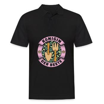 Hobby gardener garden - Men's Polo Shirt - black - Front - Kai (181cm)
