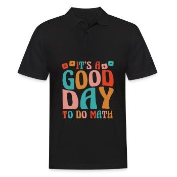 Math Teacher Math Teacher Math Tutor - Men's Polo Shirt - black - Front - Kai (181cm)