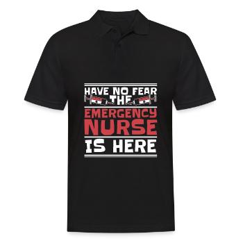 Krankenschwester Nadel Notfall Krankenschwester - Männer Poloshirt - Schwarz - Vorne - Kai (181cm)