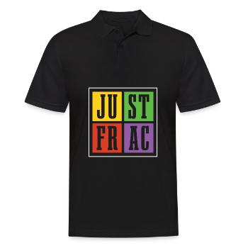 Oilfield Oil Rig Funny Fracking - Men's Polo Shirt - black - Front - Kai (181cm)