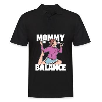 Café Café Mère Café Vin - Polo Homme - noir - Devant - Kai (181cm)