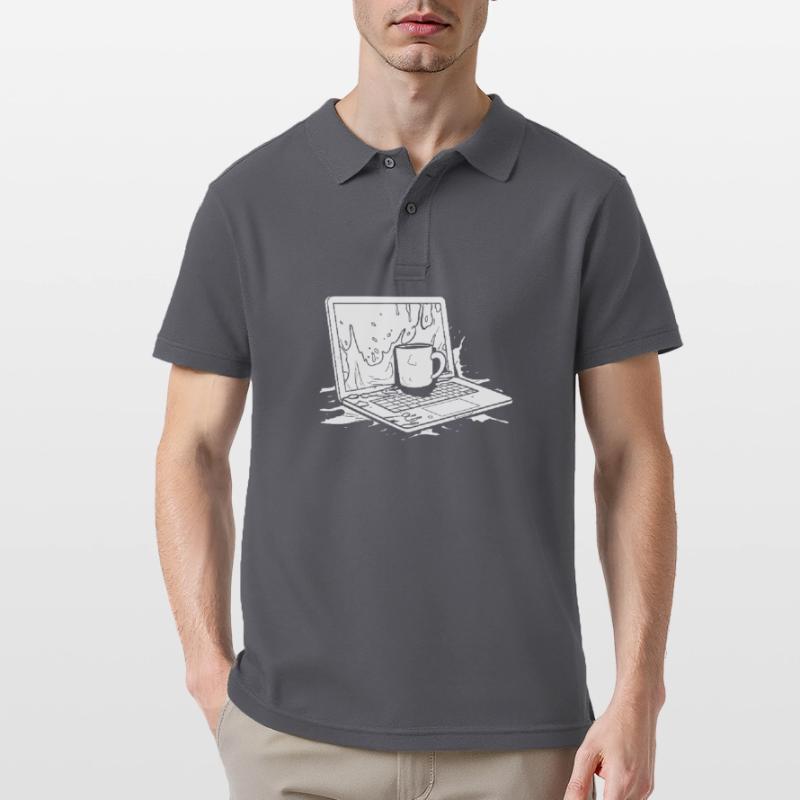 Developer, Coder, Programmer, Coffee Men's Polo Shirt
