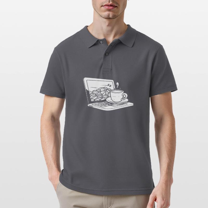 Developer, Coder, Programmer, Coffee Men's Polo Shirt