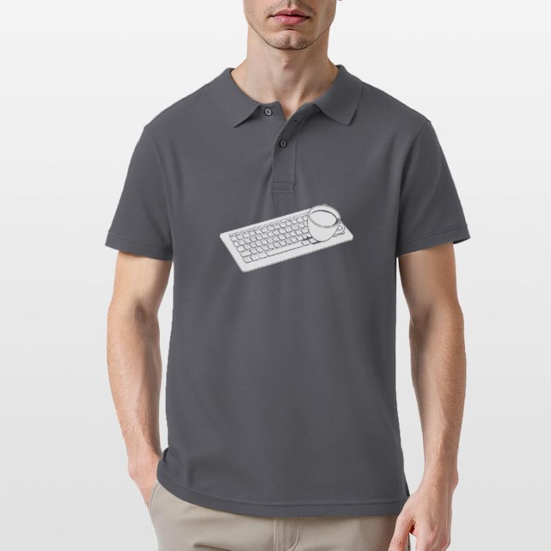 Developer, Coder, Programmer, Coffee Men's Polo Shirt