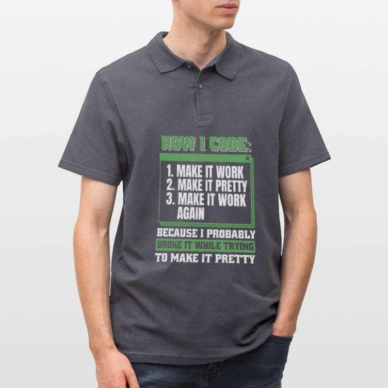 Developer, Coder, Programmer Men's Polo Shirt