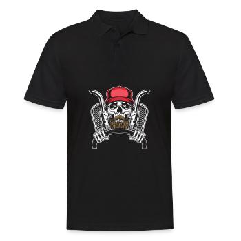 Lkw Fahrer Trucker Lastwagenfahrer - Männer Poloshirt - Schwarz - Vorne - Kai (181cm)