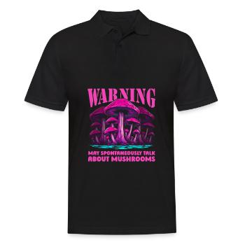 Cueilleur de champignons - Polo Homme - noir - Devant - Kai (181cm)
