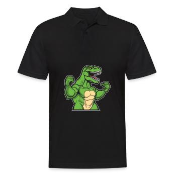 Trex T Rex Dino - Polo Homme - noir - Devant - Kai (181cm)