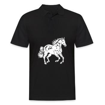 Sports équestres équestres à cheval - Polo Homme - noir - Devant - Kai (181cm)