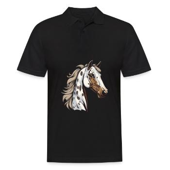 Sports équestres équestres à cheval - Polo Homme - noir - Devant - Kai (181cm)