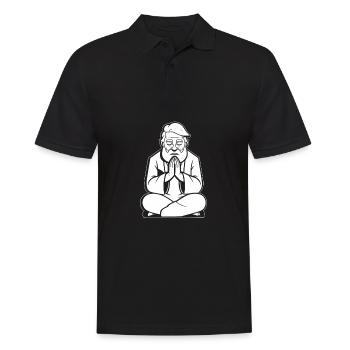 Christ Christentum - Männer Poloshirt - Schwarz - Vorne - Kai (181cm)