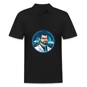 Data Science Data Analyst Cool - Männer Poloshirt - Schwarz - Vorne - Kai (181cm)
