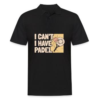 Padel Cool No Puedo Tengo Padel - Männer Poloshirt - Schwarz - Vorne - Kai (181cm)