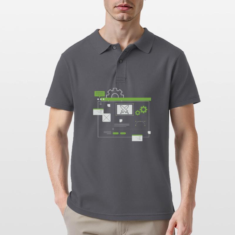 Developer, Coder, Programmer Men's Polo Shirt