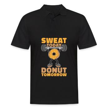 Donut Fitness Donut Gym - Polo Homme - noir - Devant - Kai (181cm)