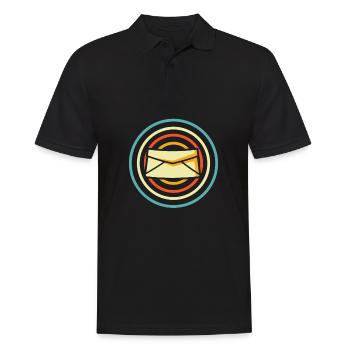 Postman Postman - Men's Polo Shirt - black - Front - Kai (181cm)