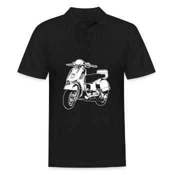 Moto Motard Motard - Polo Homme - noir - Devant - Kai (181cm)