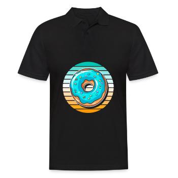 Doughnut - Men's Polo Shirt - black - Front - Kai (181cm)