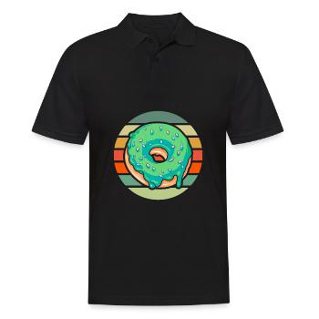 Doughnut - Men's Polo Shirt - black - Front - Kai (181cm)