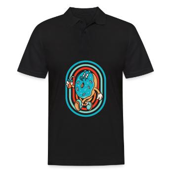 Doughnut - Men's Polo Shirt - black - Front - Kai (181cm)