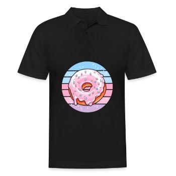 Doughnut - Men's Polo Shirt - black - Front - Kai (181cm)