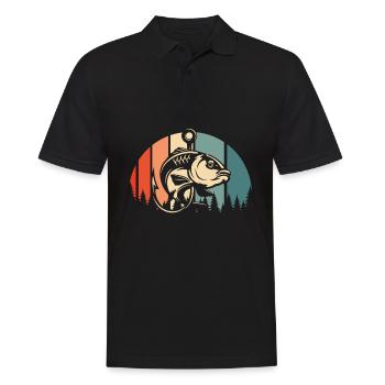 Pêche à la ligne - Polo Homme - noir - Devant - Kai (181cm)