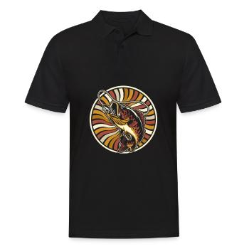 Pêche à la ligne - Polo Homme - noir - Devant - Kai (181cm)