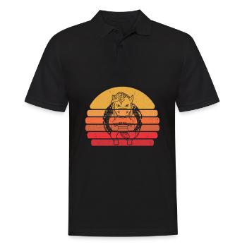 Gamer Gaming Gamer Unicorn - Männer Poloshirt - Schwarz - Vorne - Kai (181cm)