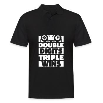 Gaming 10e anniversaire 10 ans Gamer - Polo Homme - noir - Devant - Kai (181cm)