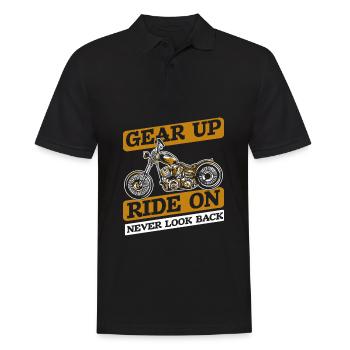 Moto Motard Motard - Polo Homme - noir - Devant - Kai (181cm)