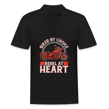 Moto Motard Motard - Polo Homme - noir - Devant - Kai (181cm)
