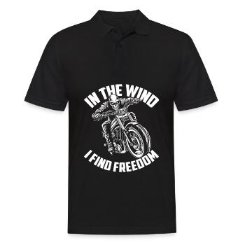 Moto Motard Motard - Polo Homme - noir - Devant - Kai (181cm)