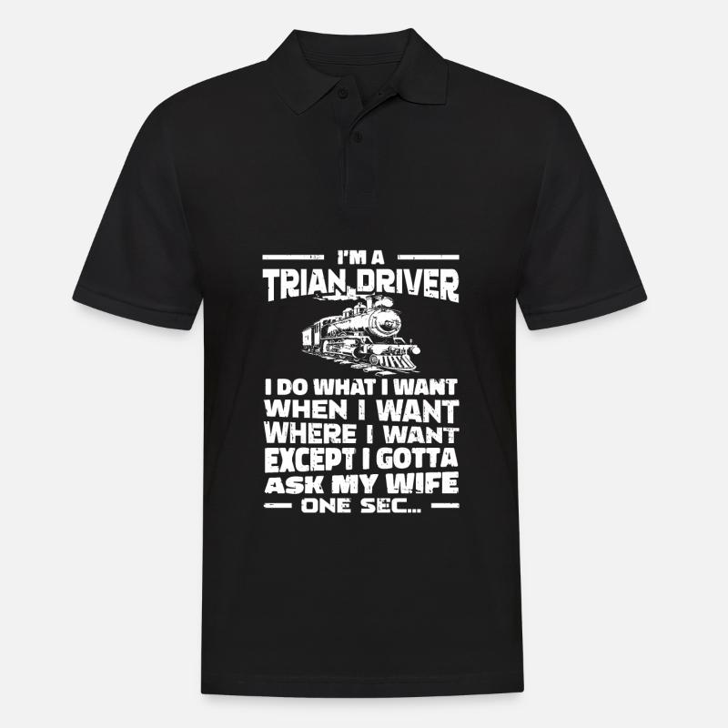 Train Driver Train Driver - Men's Polo Shirt - black