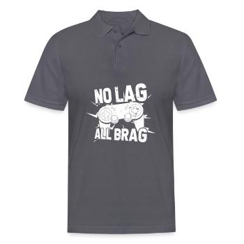 Décalage de jeu des joueurs - Polo Homme - charbon - Devant - Nico (186cm)