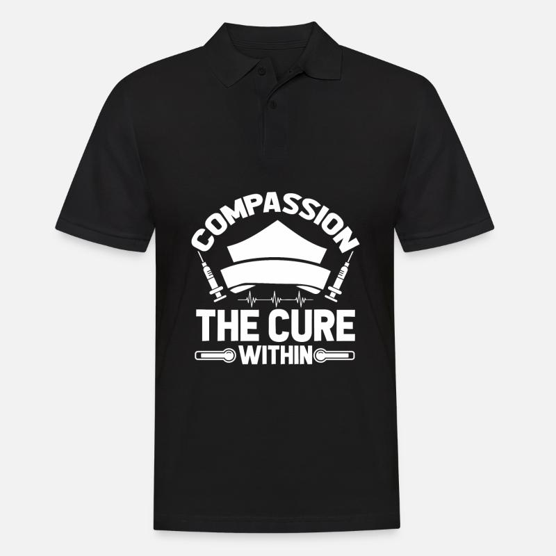 Krankenschwester - Männer Poloshirt - Schwarz