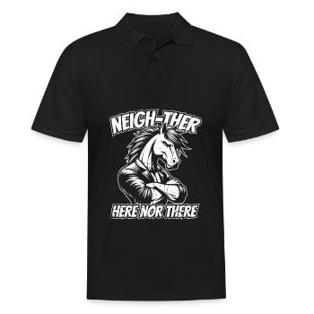 Sports équestres équestres à cheval - Polo Homme - noir - Devant - Kai (181cm)