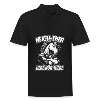 Sports équestres équestres à cheval - Polo Homme - noir - Devant - Kai (181cm)