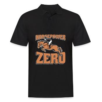 Sports équestres équestres à cheval - Polo Homme - noir - Devant - Kai (181cm)