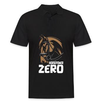 Sports équestres équestres à cheval - Polo Homme - noir - Devant - Kai (181cm)